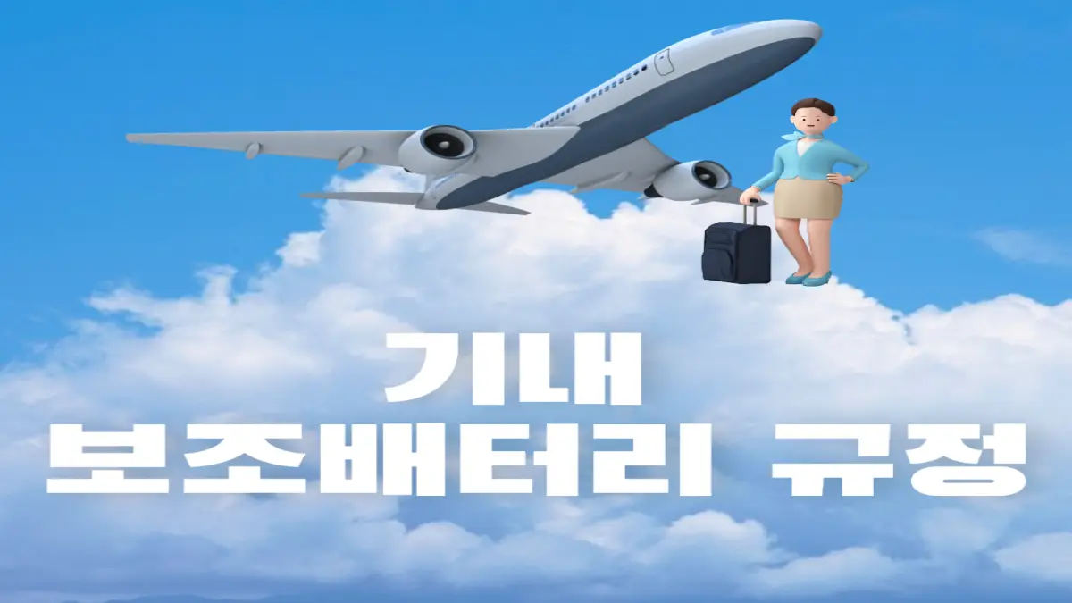 기내 보조배터리 규정