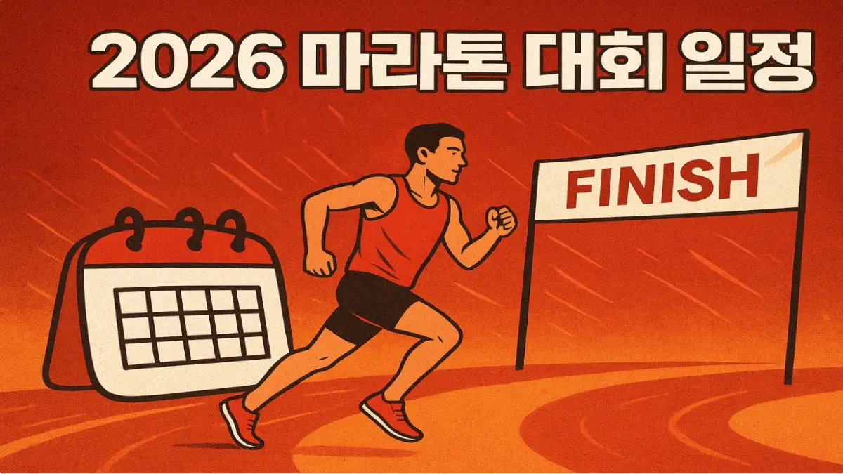 2026 마라톤 대회 일정