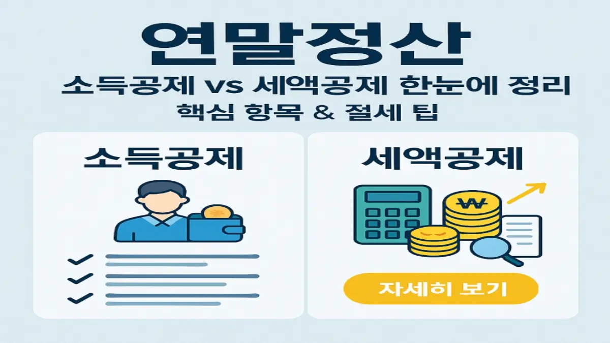 소득공제 세액공제