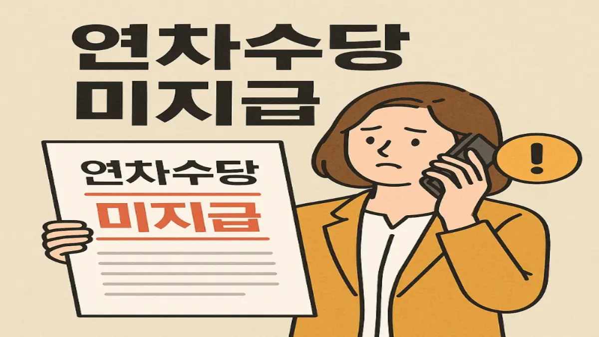 연차수당 미지급