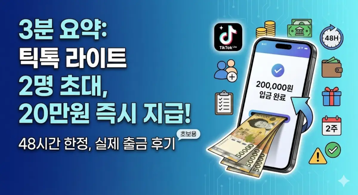 틱톡 라이트 친구초대
