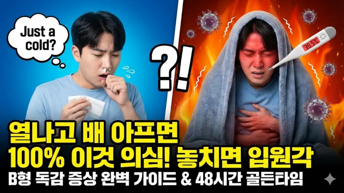 B형 독감 증상