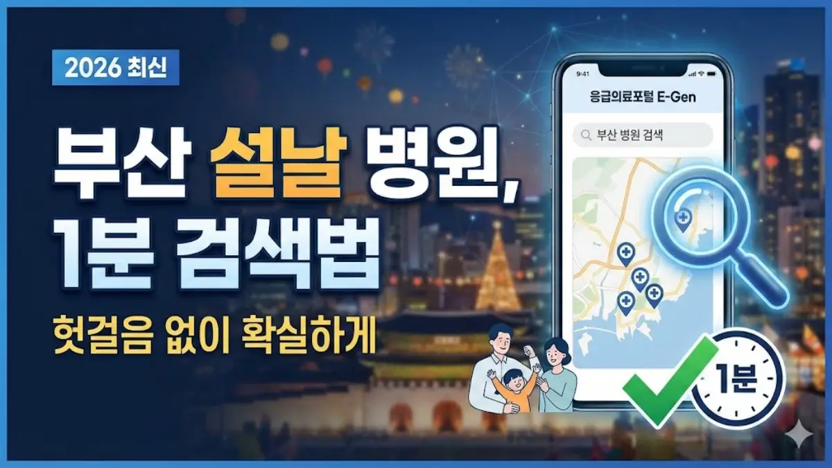 부산시 설날 문 여는 병원