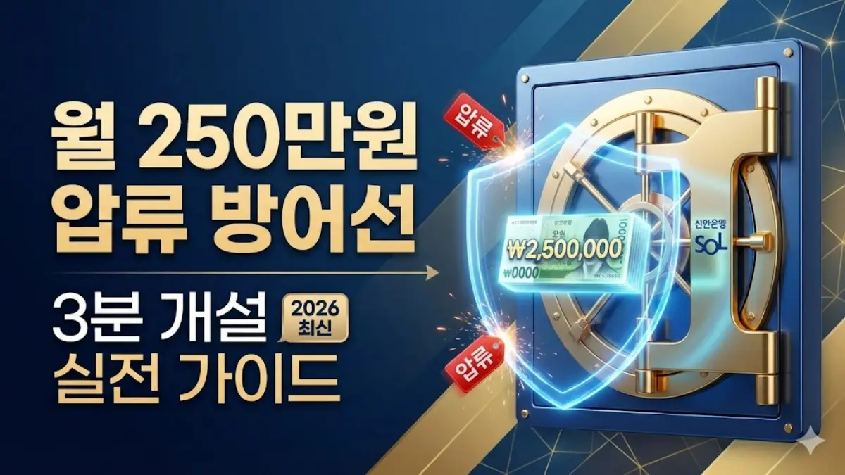 신한은행 생계비계좌