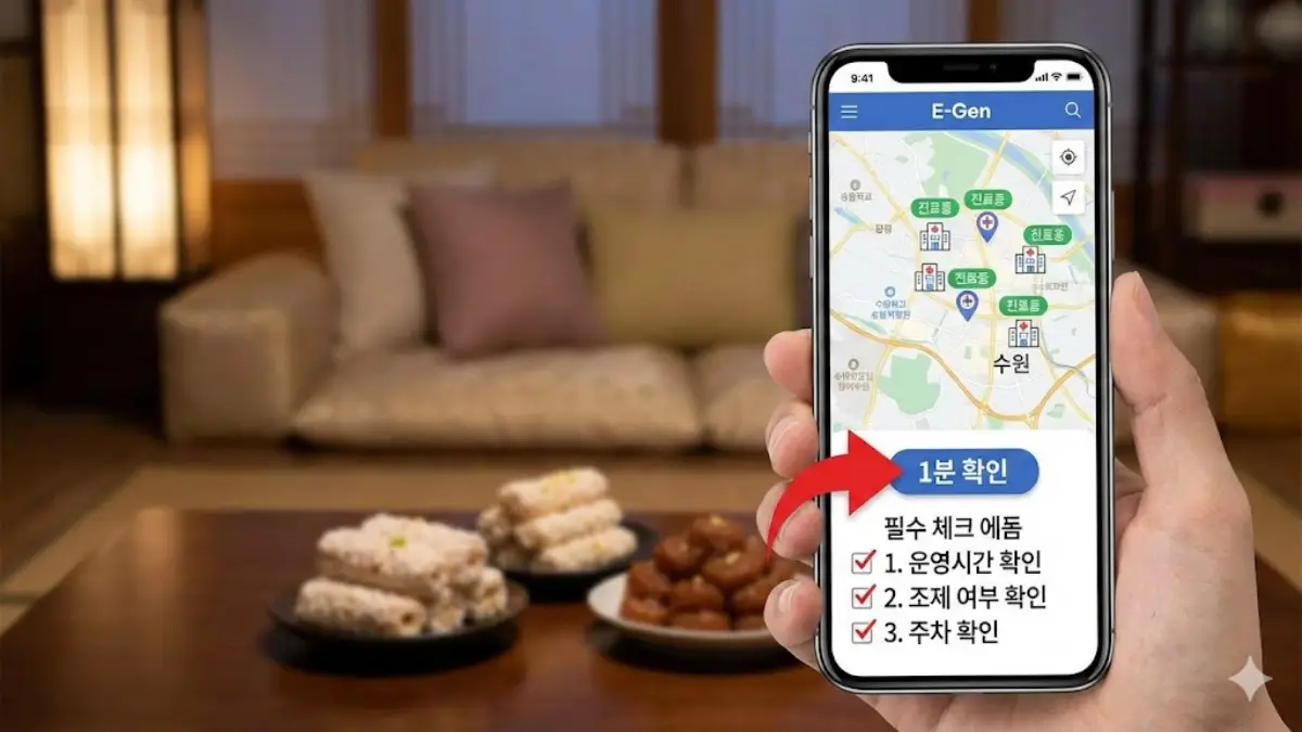 수원시 설날 문 여는 병원