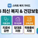 내 복지금 찾기(2026 기준중위소득 & 소득인정액 모의계산기)