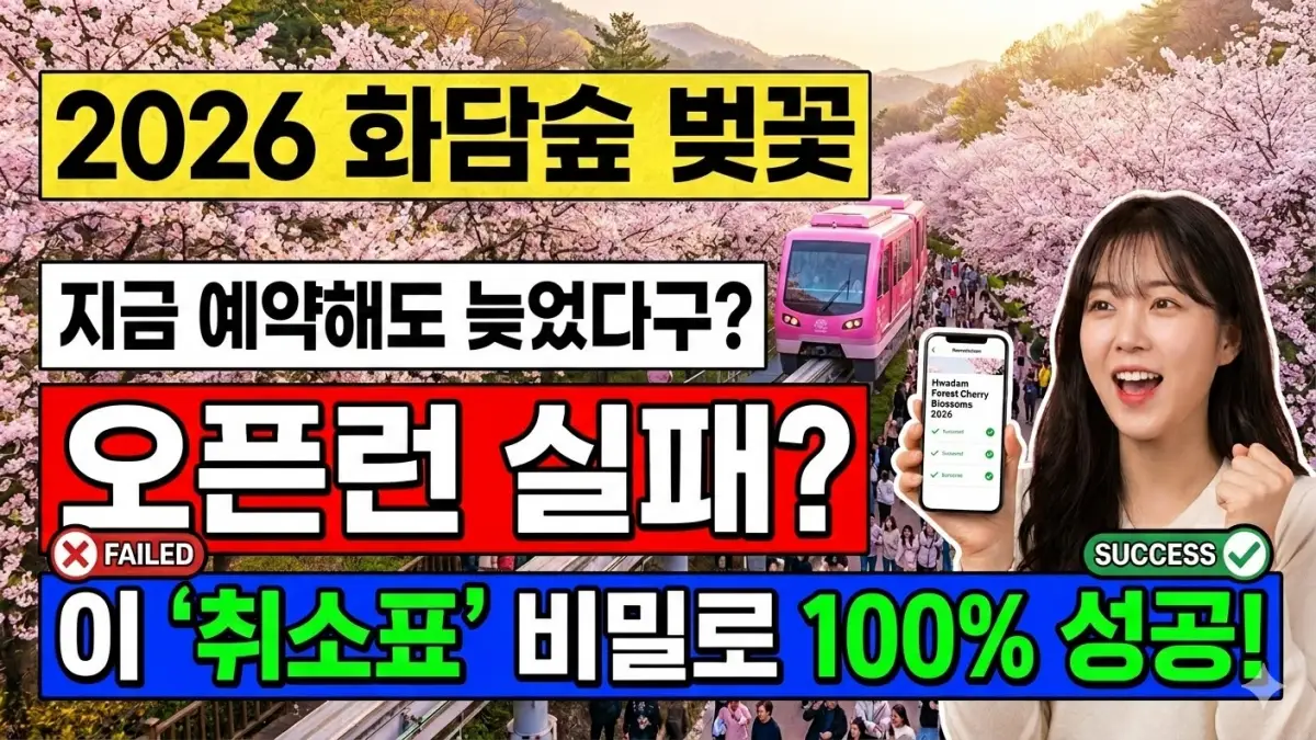 화담숲 벚꽃