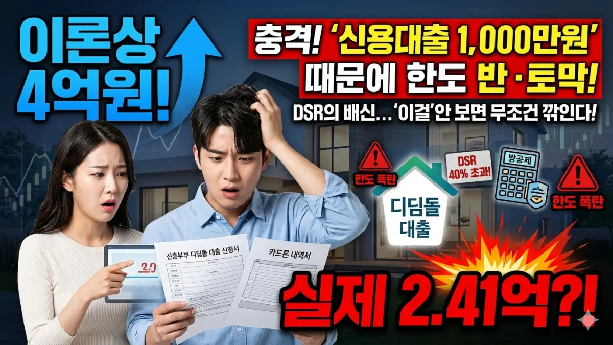 신혼부부 디딤돌 매매 대출 한도