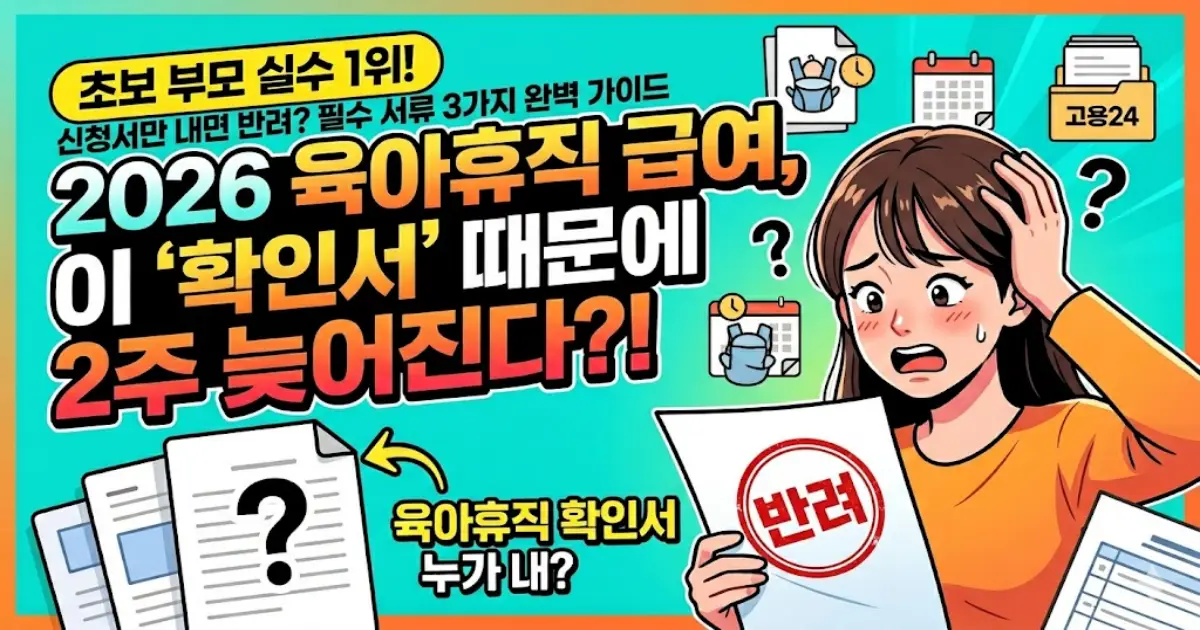 육아휴직 급여 신청 서류