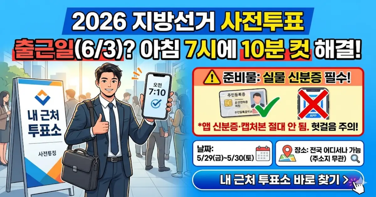 63 지방선거 사전투표