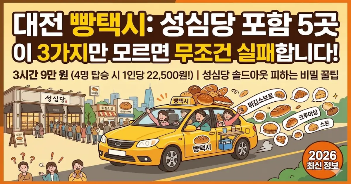 대전 빵택시