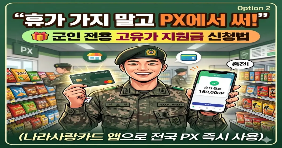 고유가 피해지원금 군인