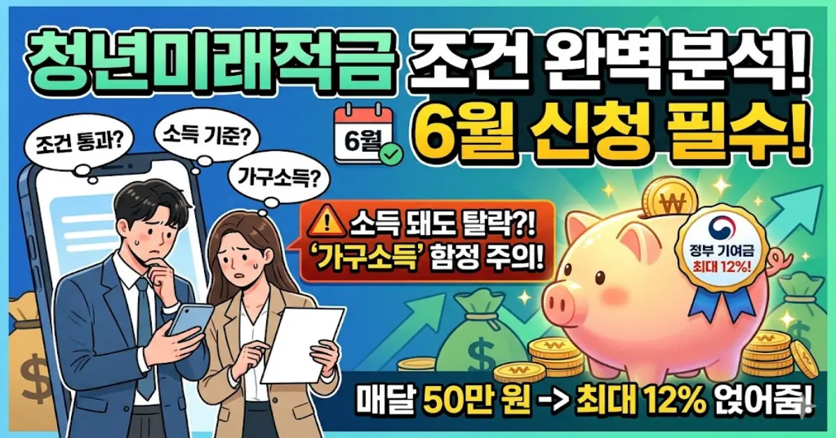 청년미래적금 조건