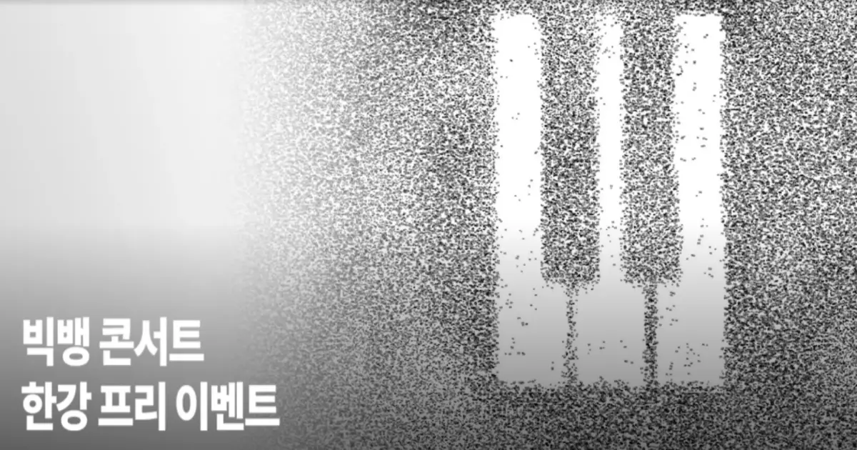 빅뱅 한강 콘서트