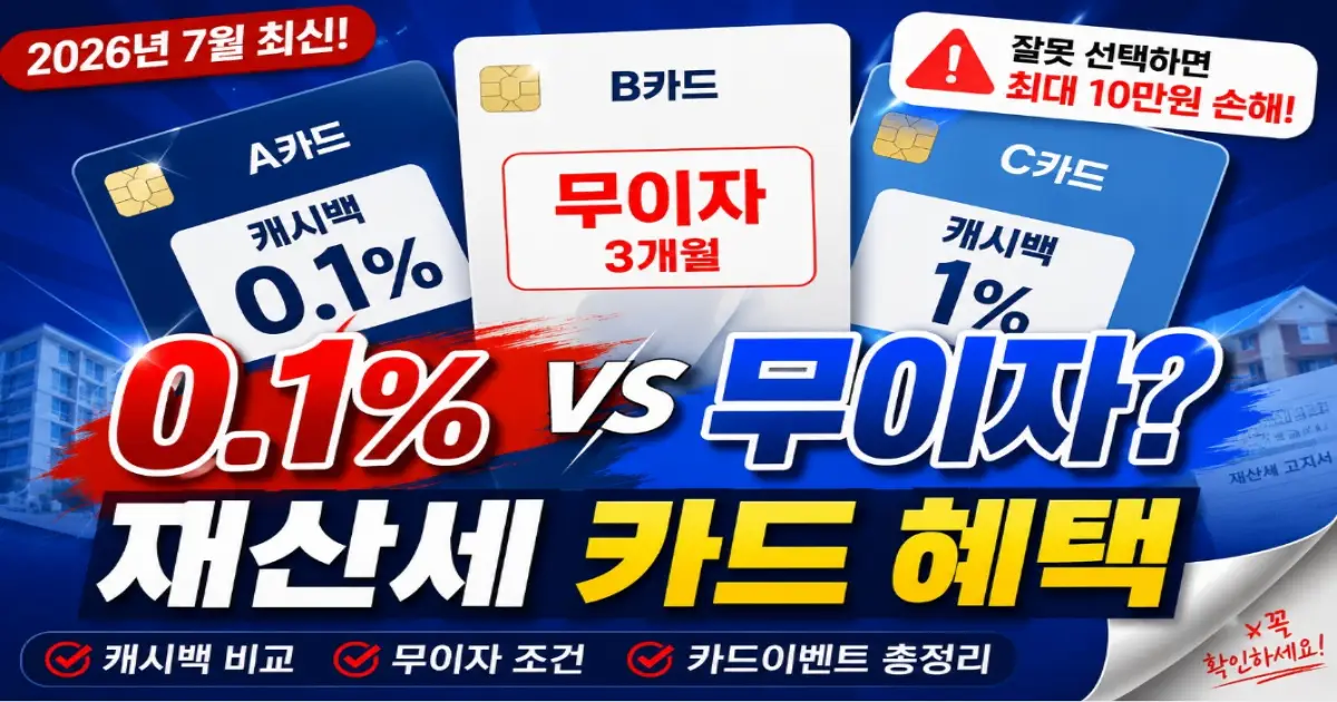 재산세 카드 혜택