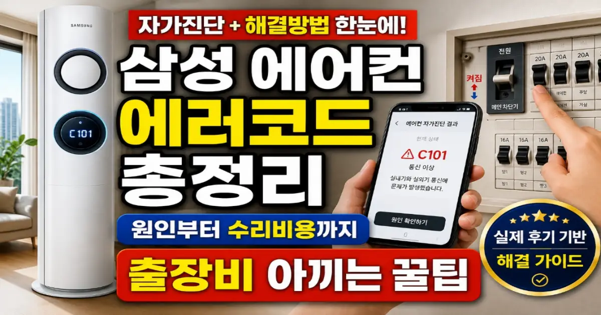 삼성 에어컨 에러코드
