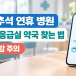 2026 대구 추석 병원 문 여는 곳·소아과·심야약국·응급실 확인기준