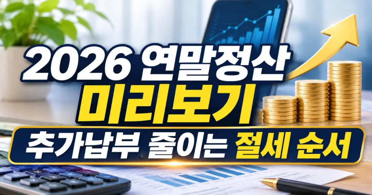 2026 연말정산 미리보기