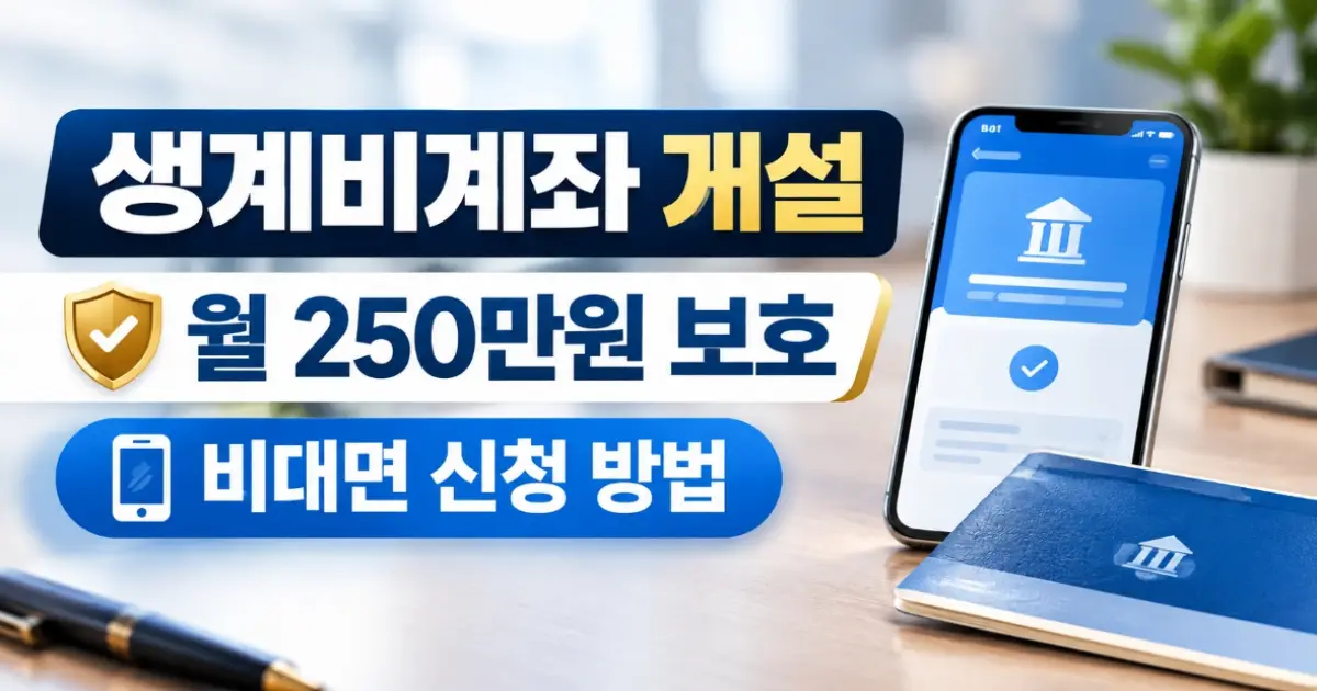 생계비계좌 개설