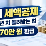 2027 월세 세액공제 조건·최대 170만원 환급·경정청구 총정리
